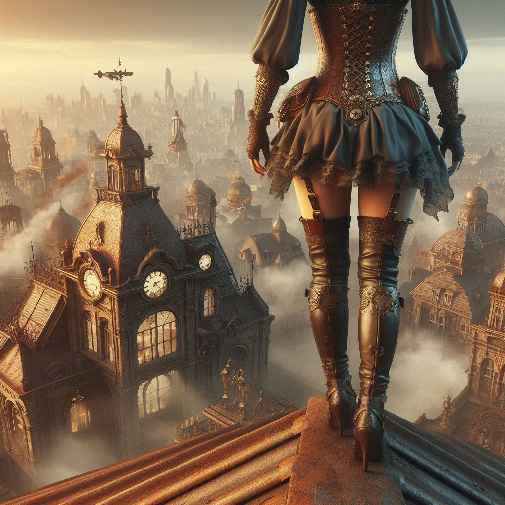 Steampunk city