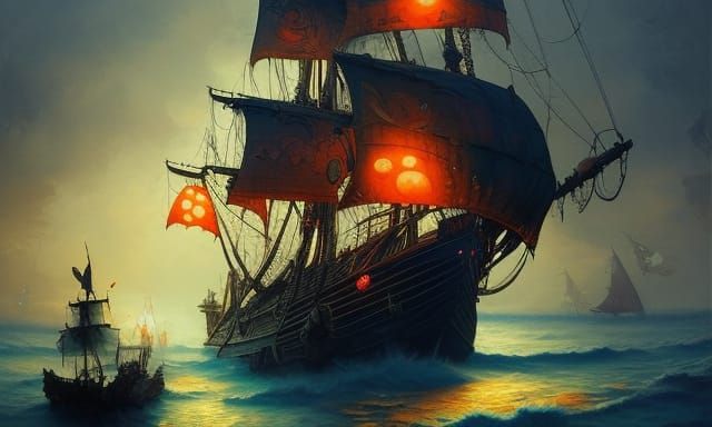 Detailed Terror Ship