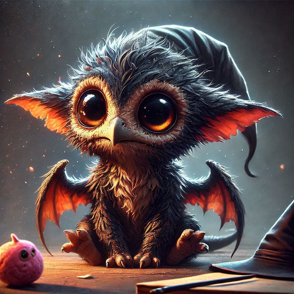 adorable fairy-tale fantasy creature portrait..