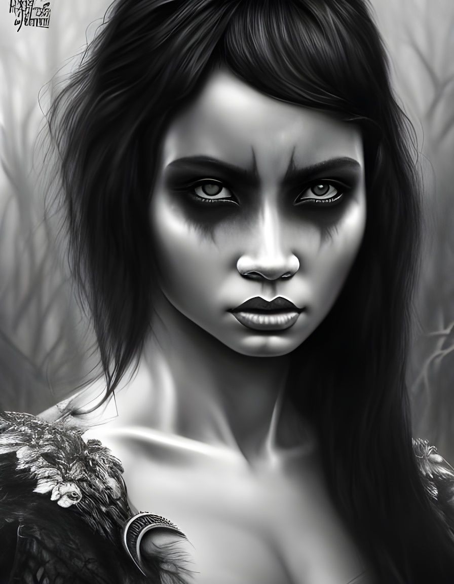 feral girl - AI Generated Artwork - NightCafe Creator