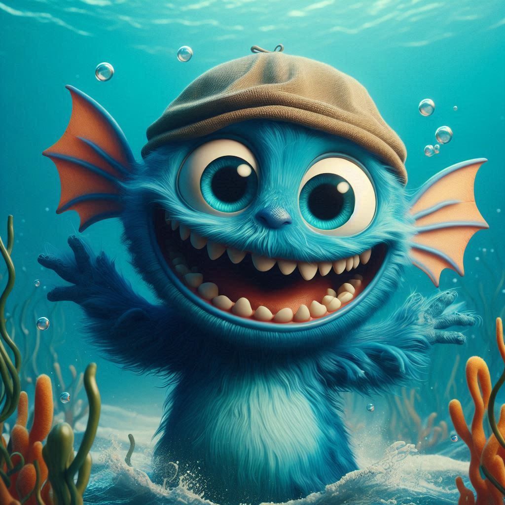 adorable fairy-tale fantasy creature portrait..