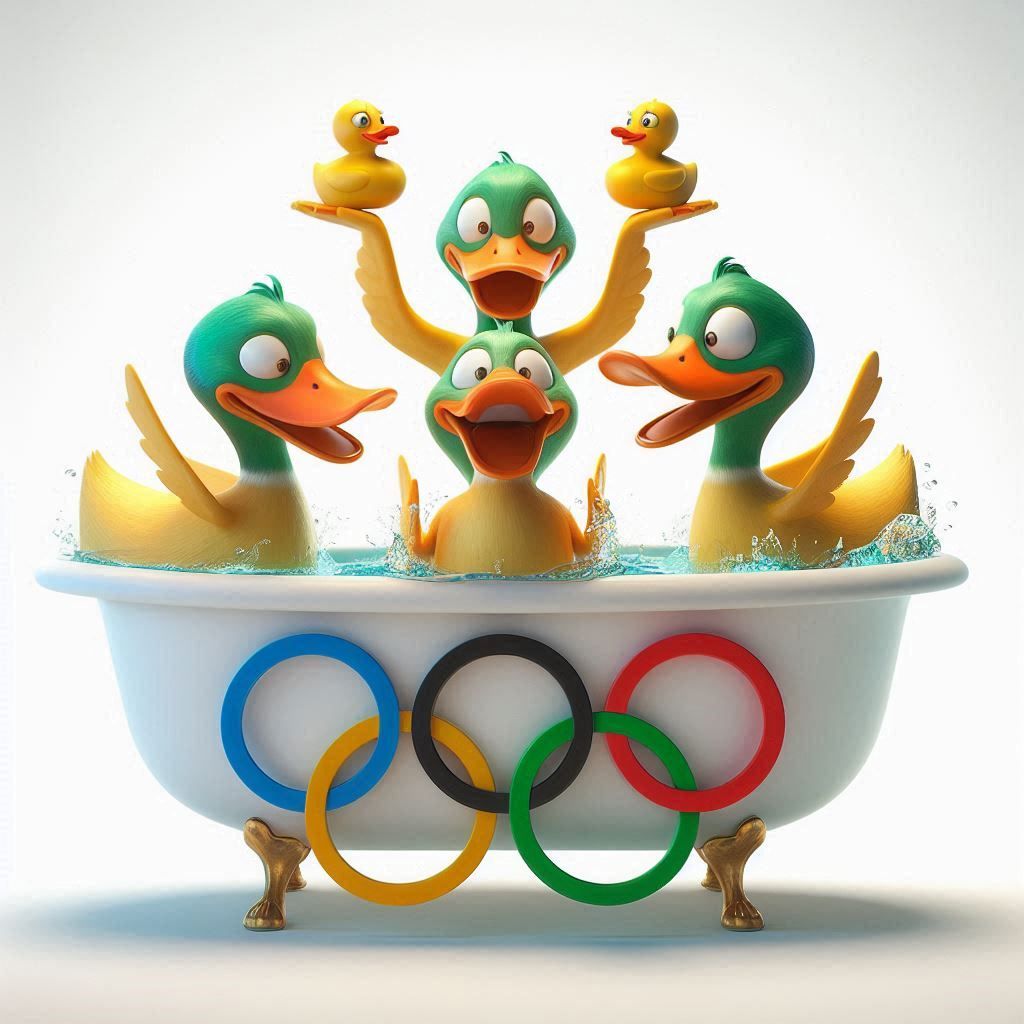 Olympic games synchronized swimming dance