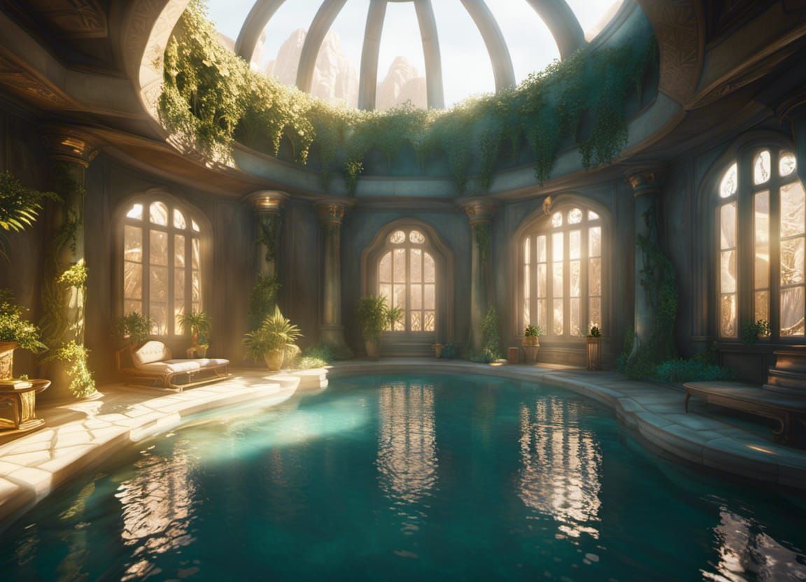 the bathhouse AI Generated Artwork NightCafe Creator