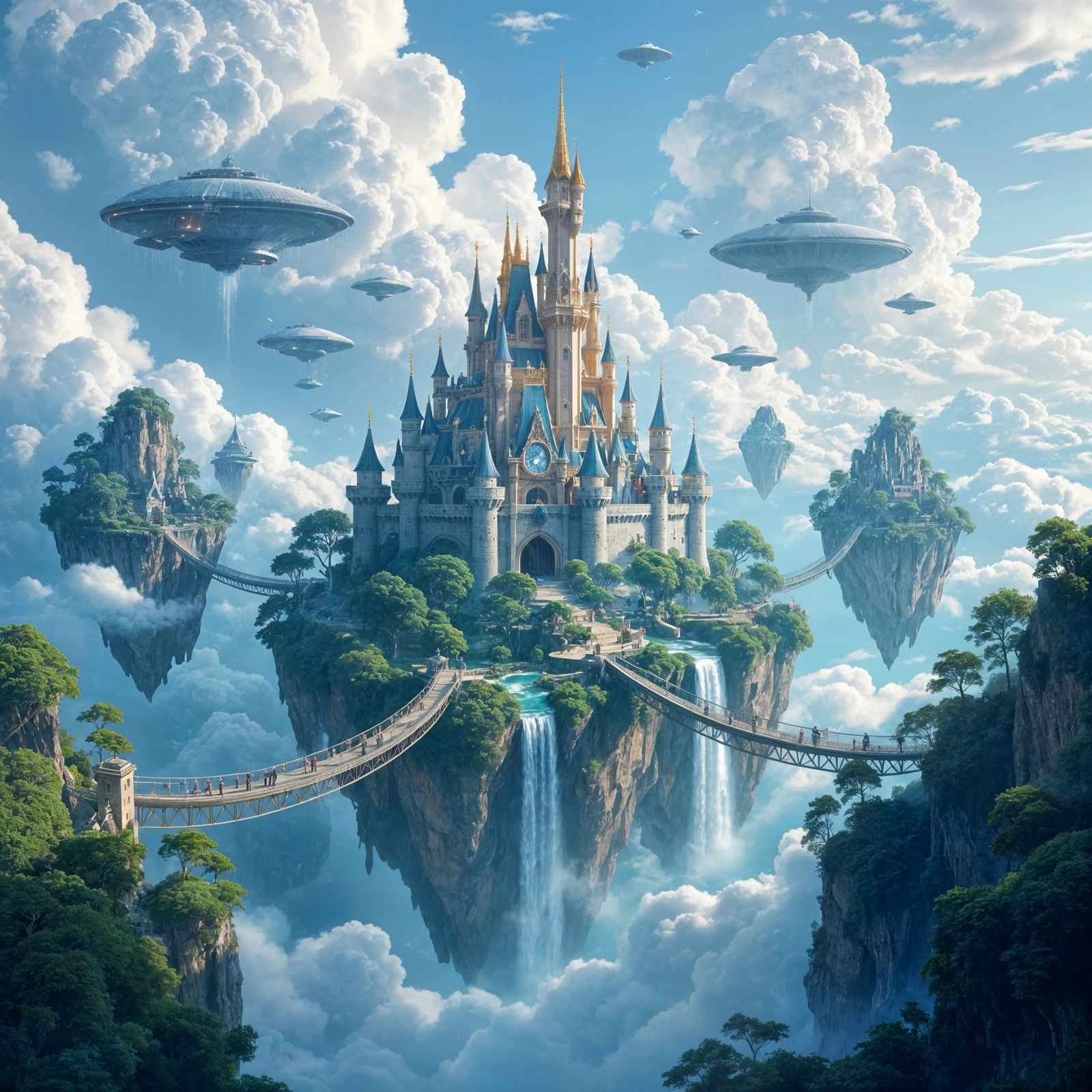 The Floating Island  by @Kosh