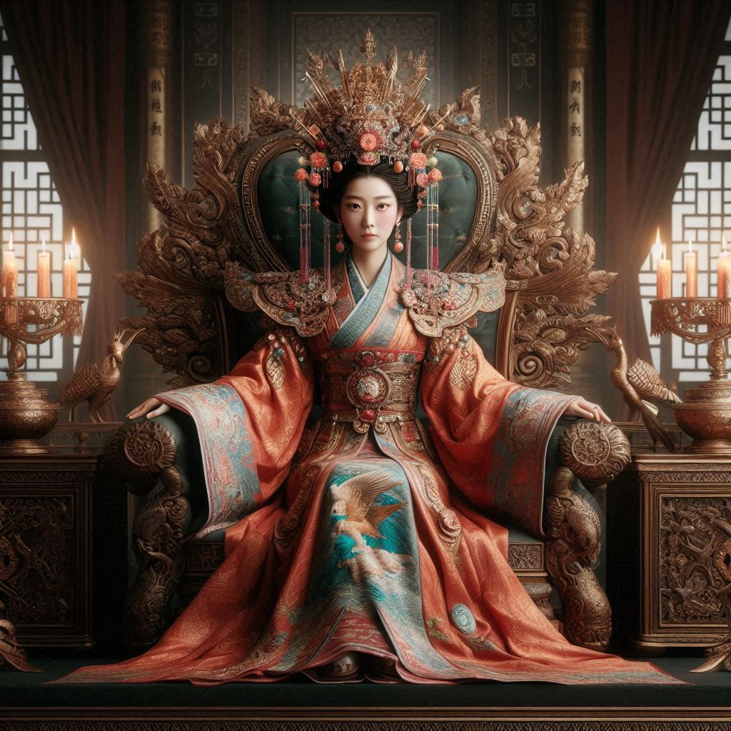 Empress Wu Zetian of Tang Dynasty China   by @nana