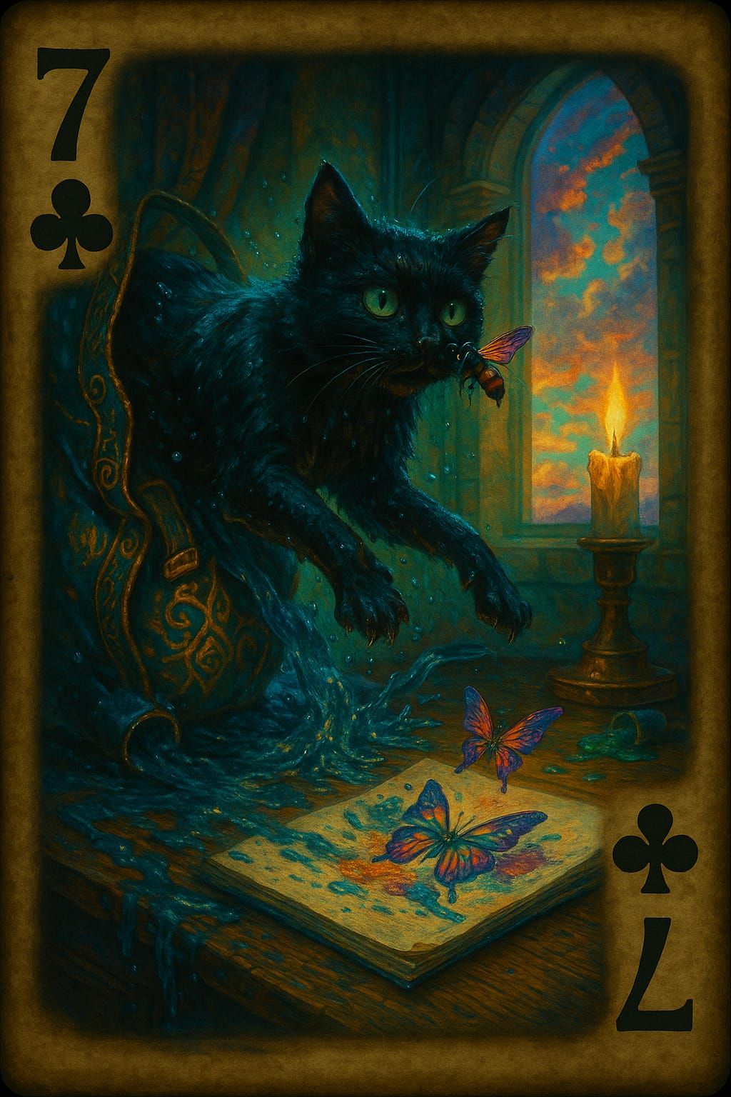 7 of Clubs albus and the anywhere bag.... of water?