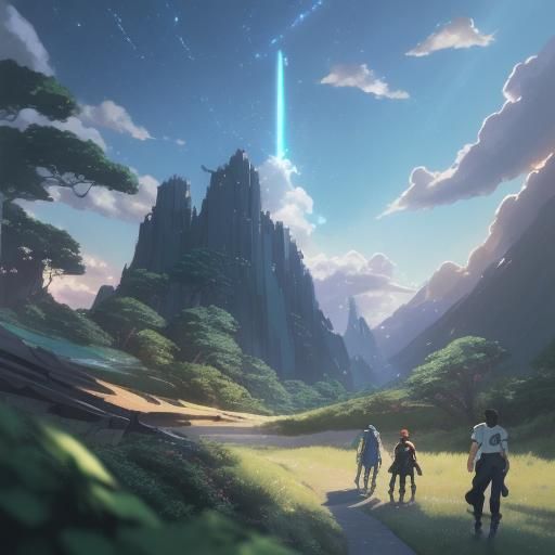 Voltron Assembled: Ghibli-Inspired Anime Key Visual