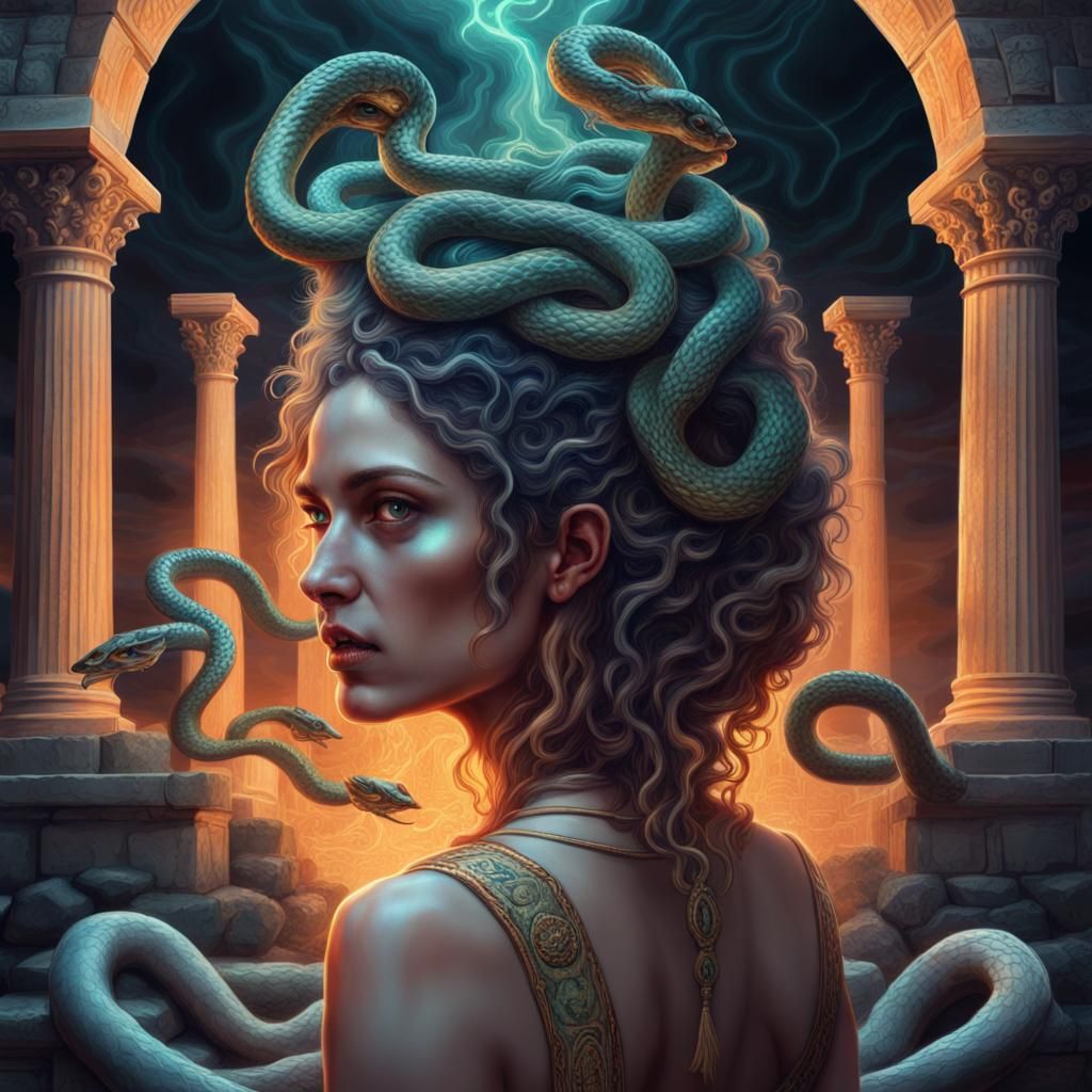 Medusa - AI Generated Artwork - NightCafe Creator