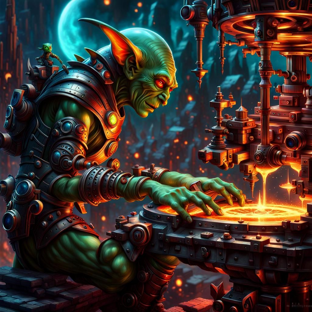 Goblin Magic - AI Generated Artwork - NightCafe Creator