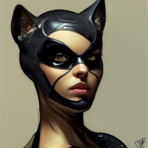 Catwoman - AI Generated Artwork - NightCafe Creator