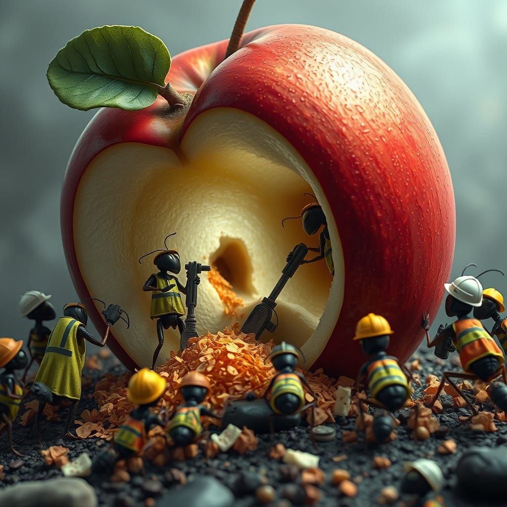 Apple Apartment Under Construction  by @Spikewriter