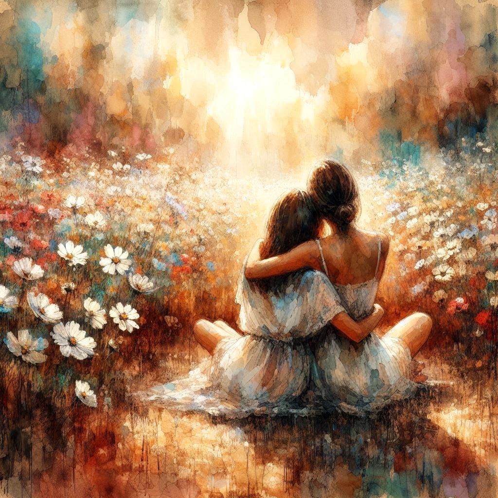 Embraced Daisy Field