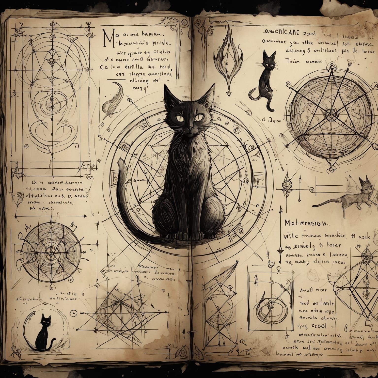 Pages from a witch's diary: A witch's familiar