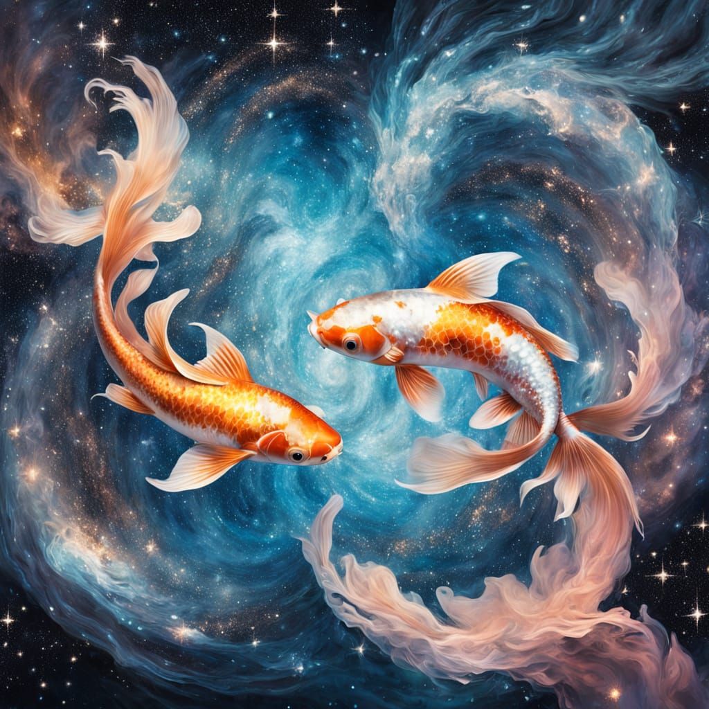 Pisces: Cosmic duality   by @TravellerUK