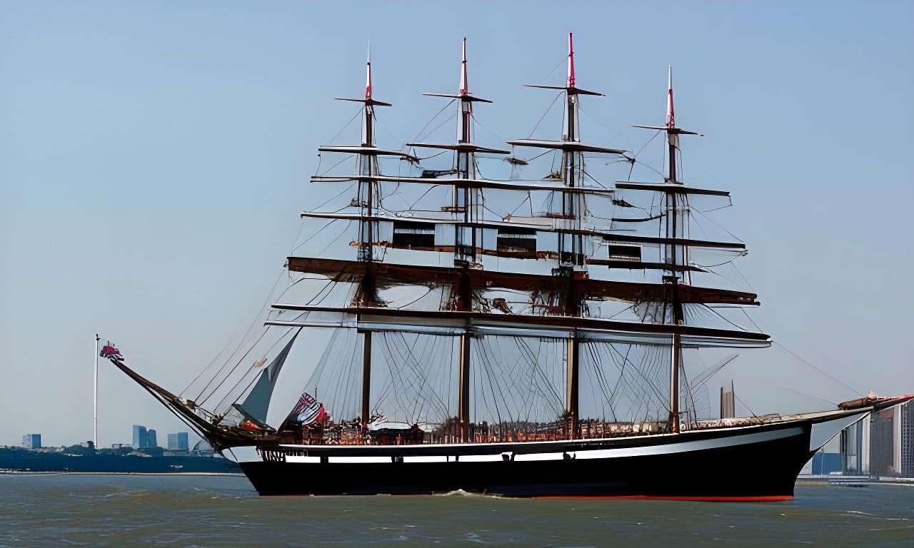 Tall ship from yester year 