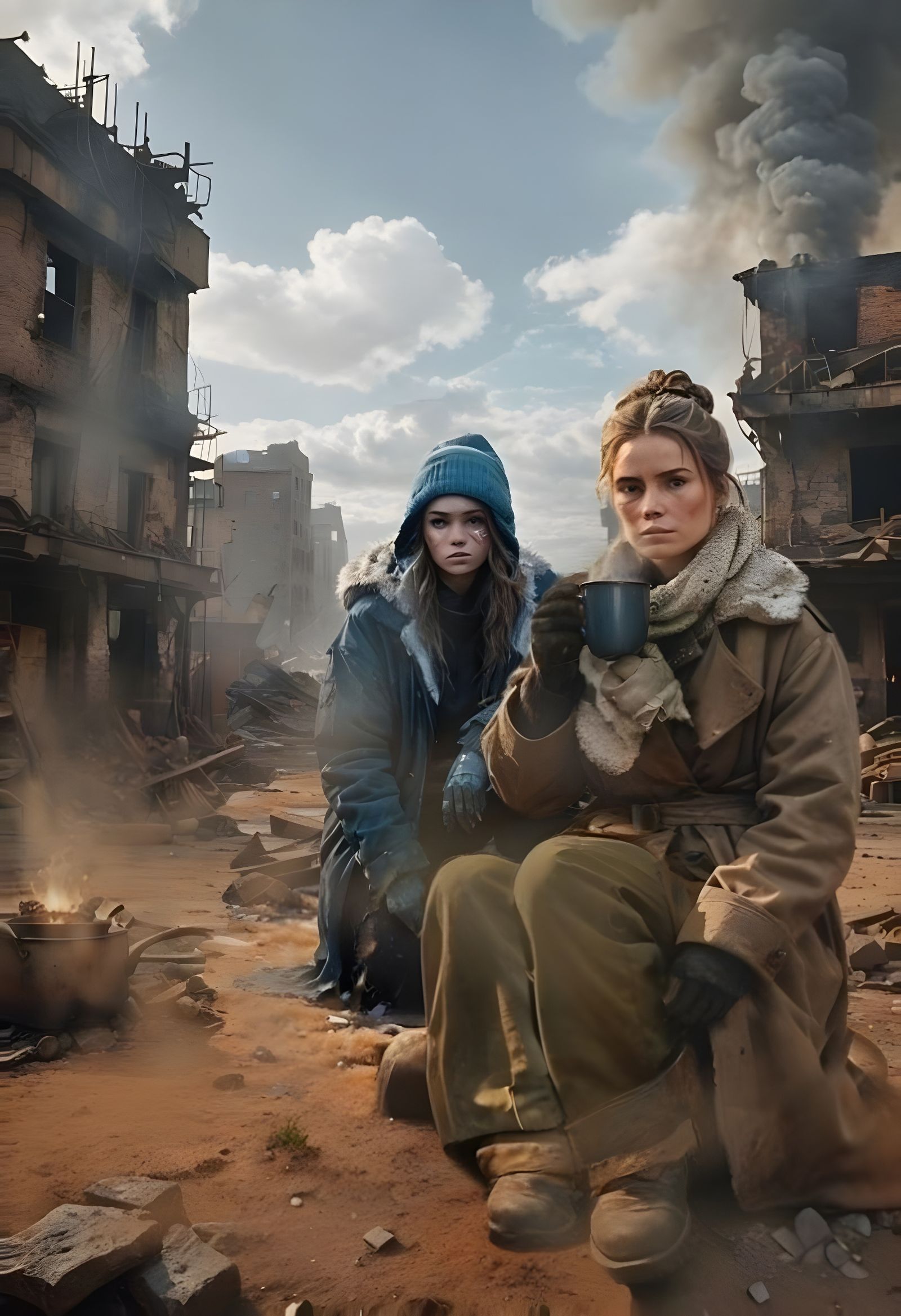 Dystopian cold winter