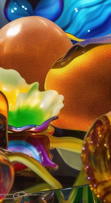 Glass Blown Chihuly Animals