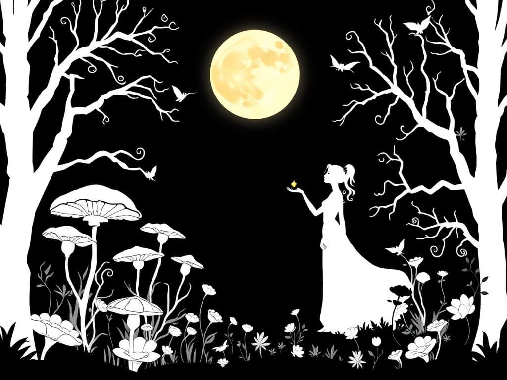 Nocturnal Garden  by @GummyPretzel