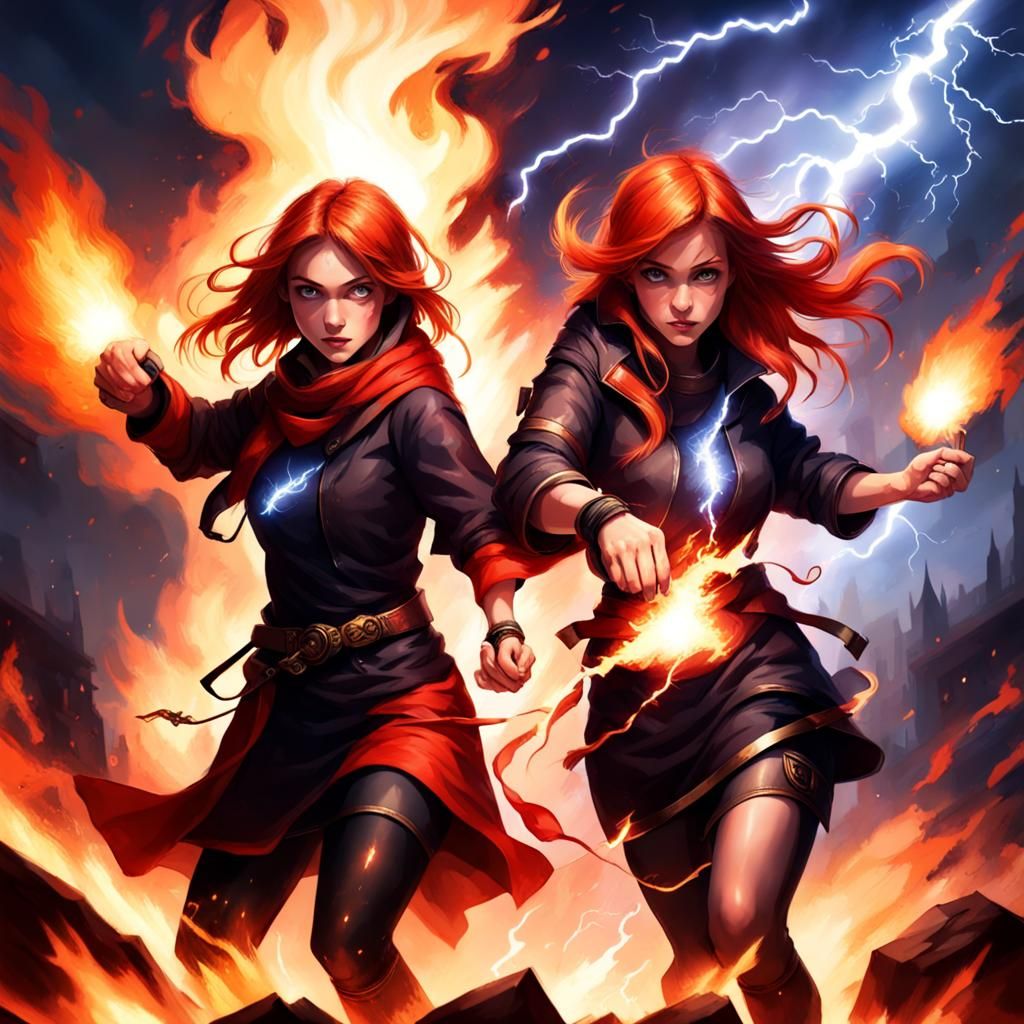 Pyromancy and electromancy