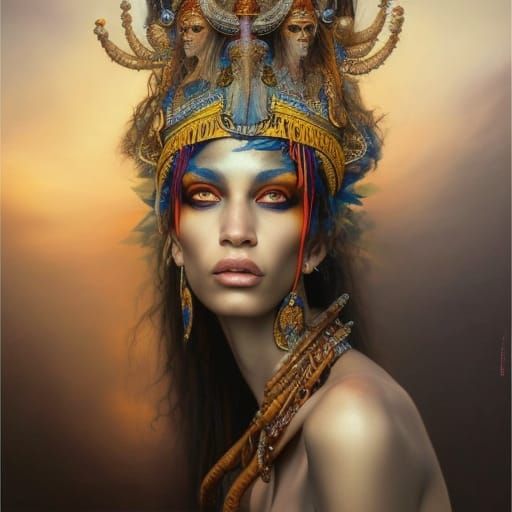 Alt world Gypsy queen - AI Generated Artwork - NightCafe Creator