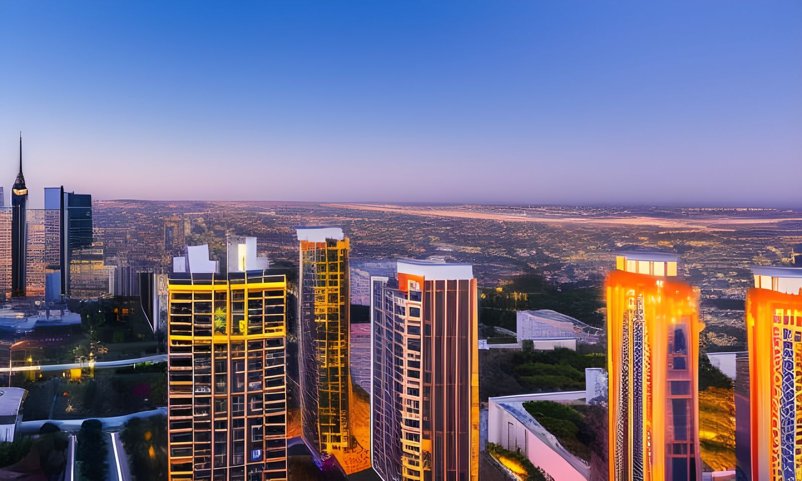smart futuristic city landscape 07