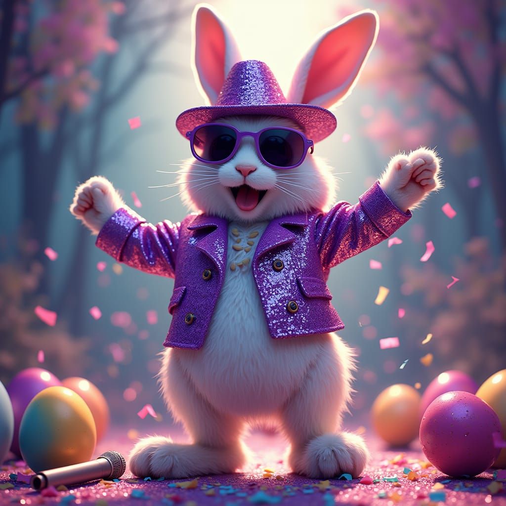 Easter Bunny Superstar  by @True Lightbearer