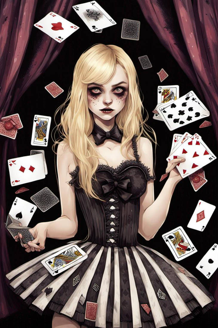"The Cards Have Gone Mad!" said Alice