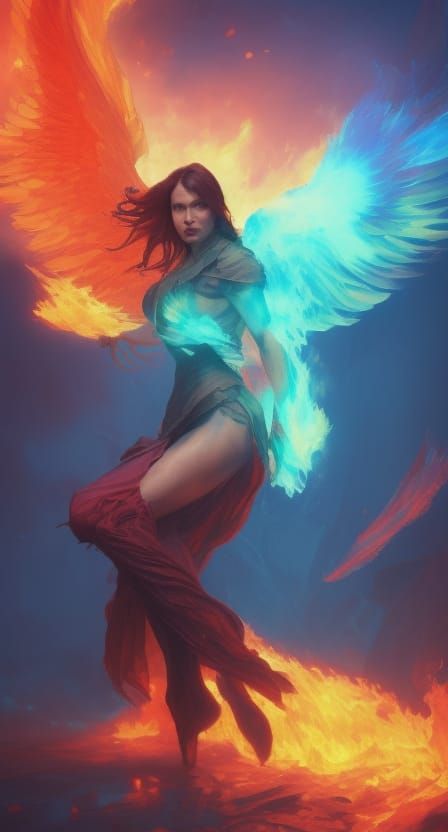 Angel of Fire and Ice