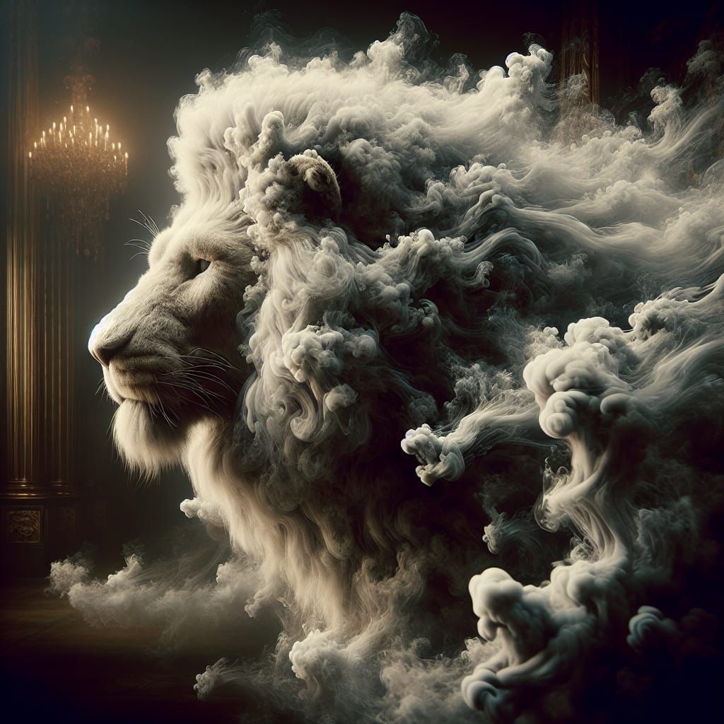 Ghost Lion  by @Faith