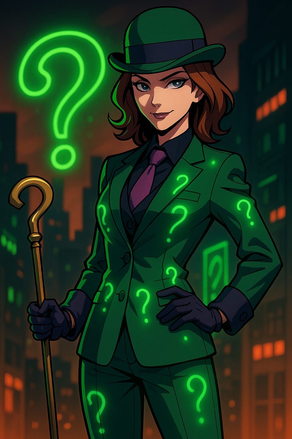 What if he was woman? - Edith Nigma The Riddler