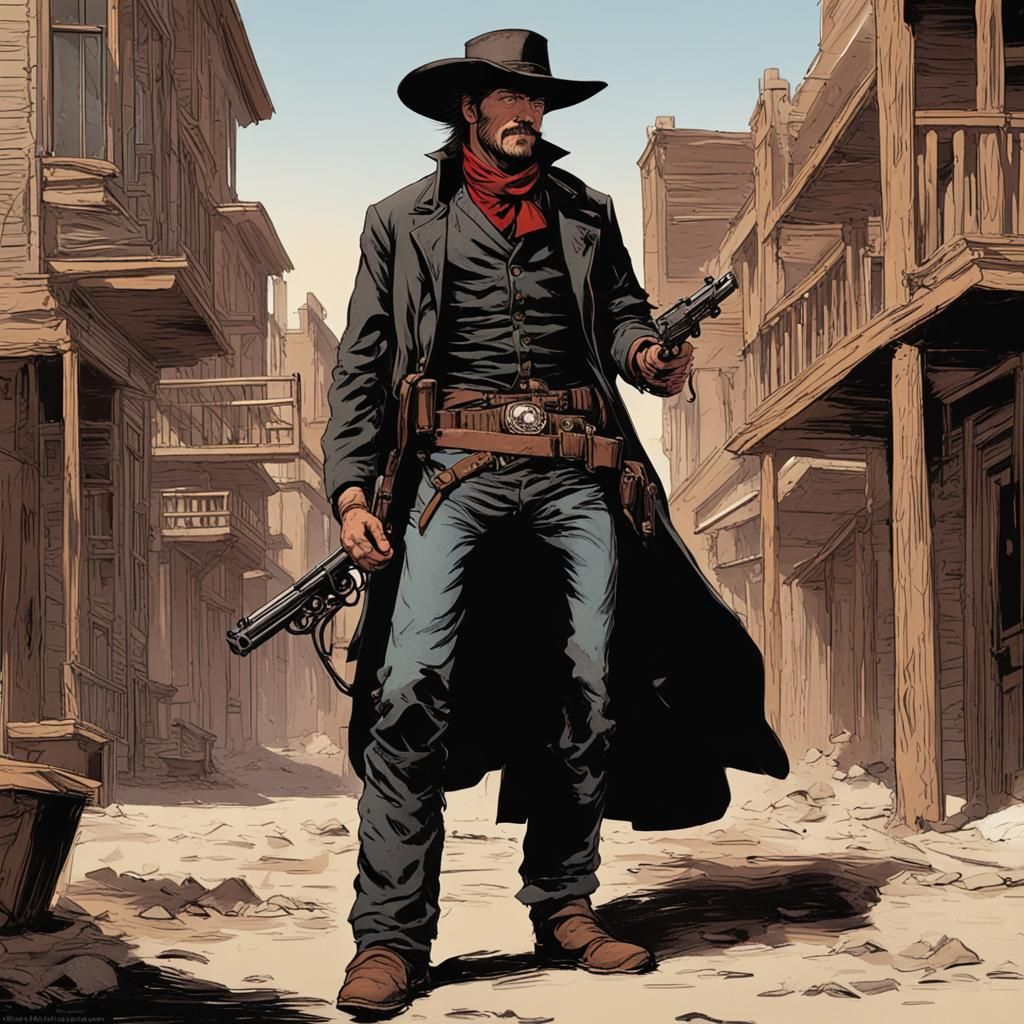 Two gunslingers
Walked out in the street and one said
"I don...