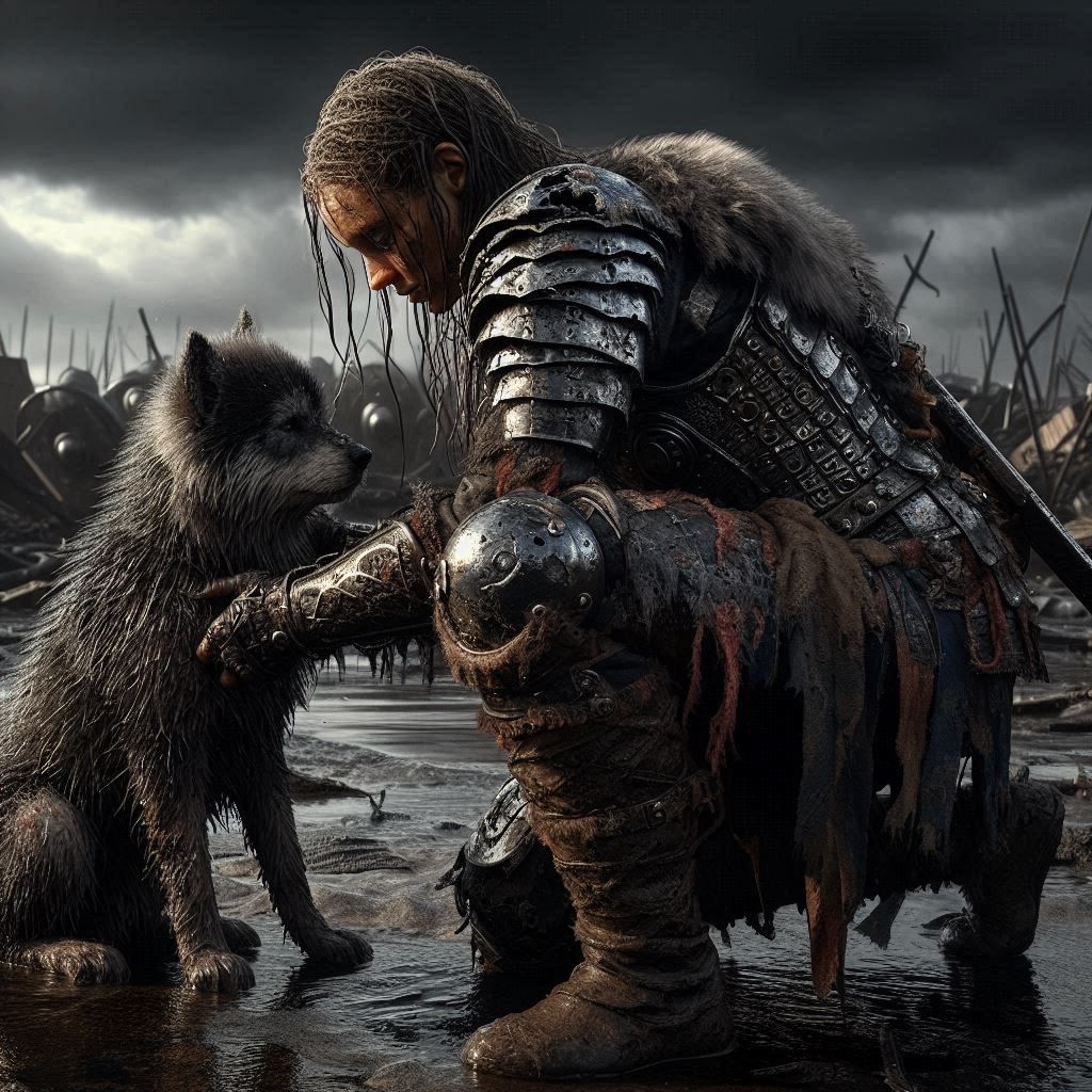 Knight George with a big Heart