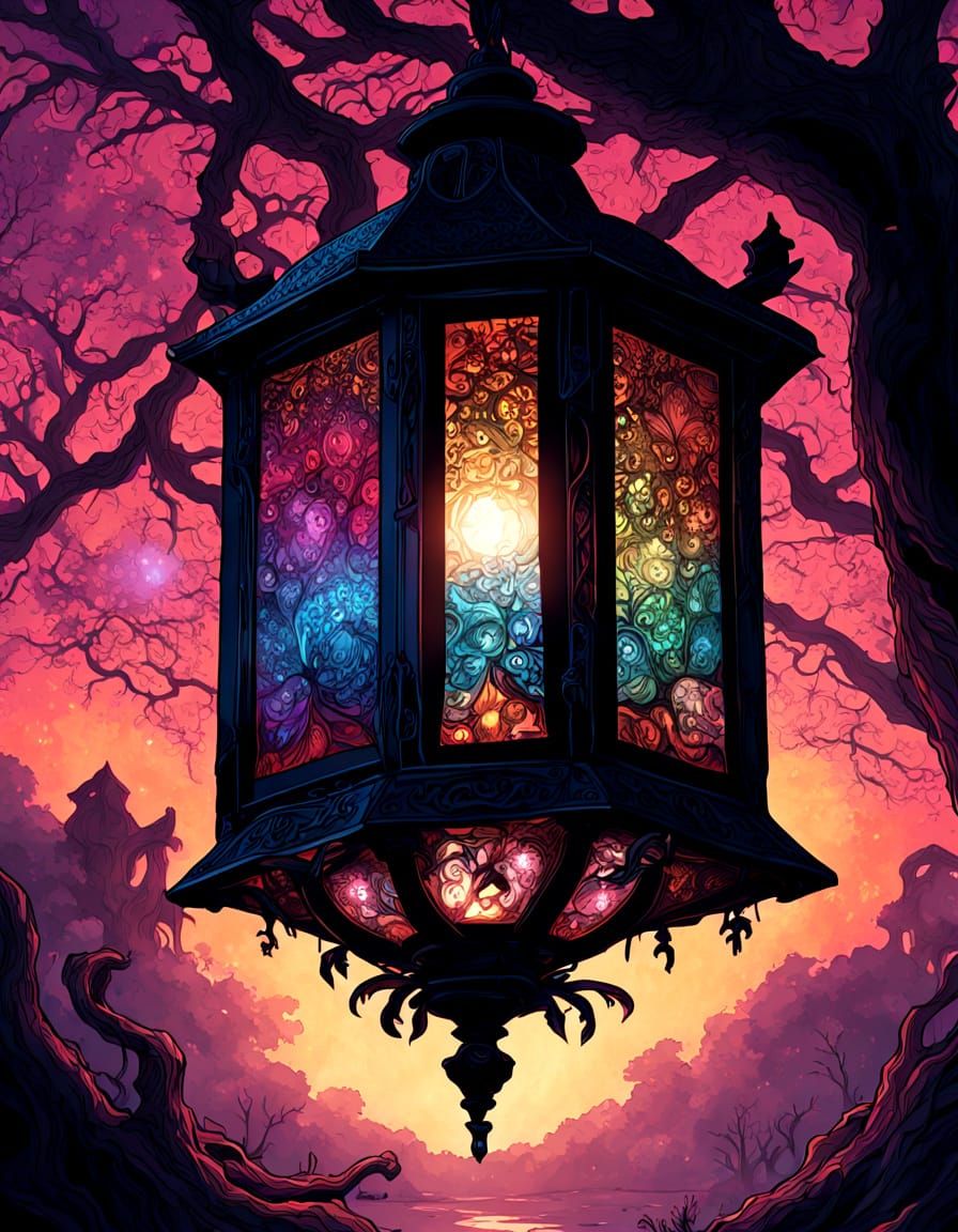 Lantern at Sunset  by @Ride the Wind DM
