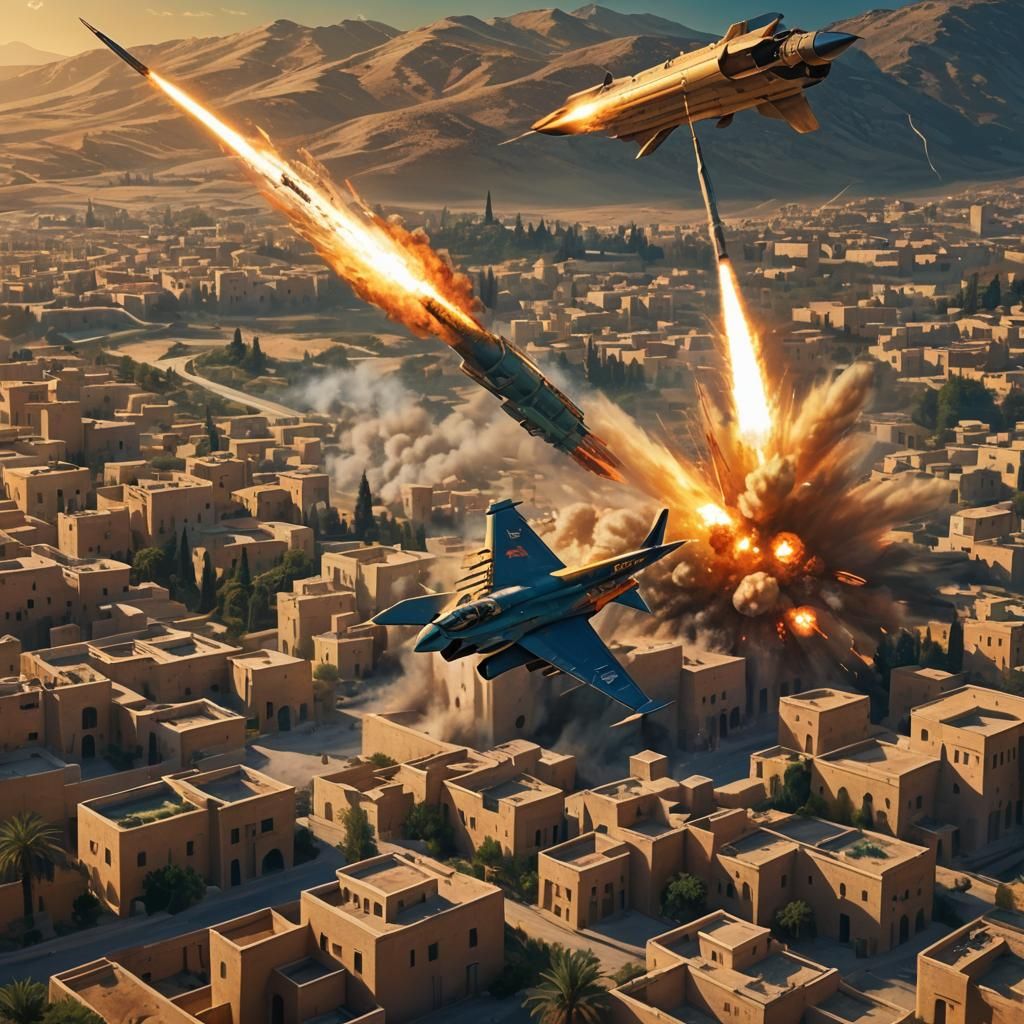Missiles Over Lebanon: A Matte Painting in Unreal Engine