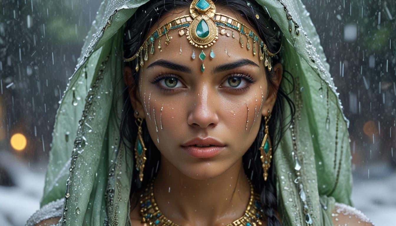 High definition, detailed, perfect face, high detailed face. She is the manifestation of sensuality and ...  by @Ankh