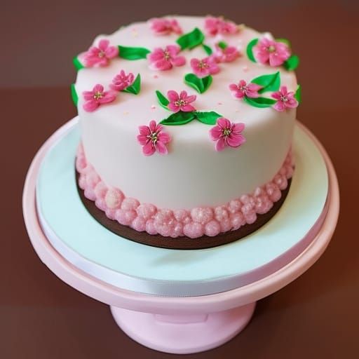 Beautiful  Sakura cake