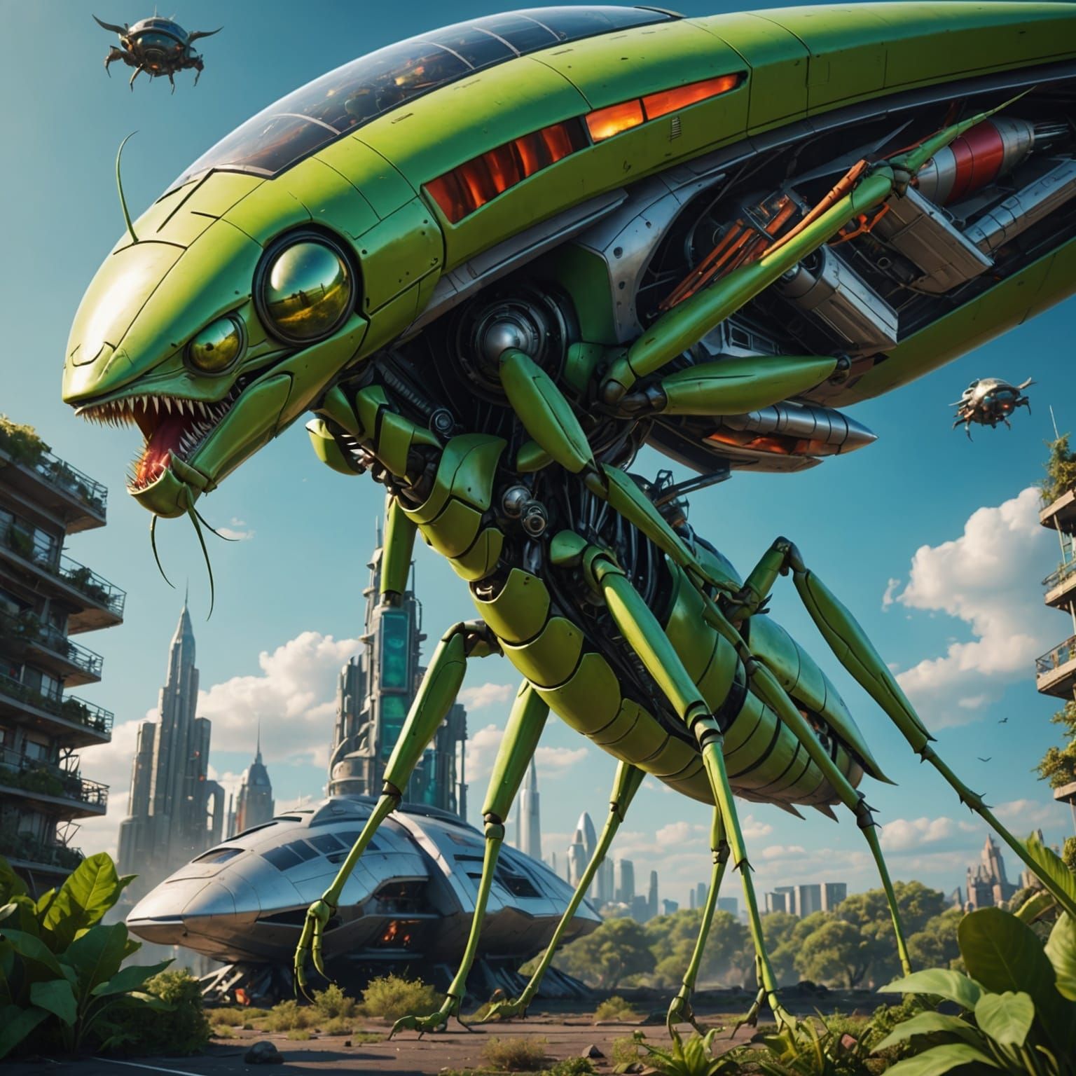 INVASION OF THE PRAYING MANTIS 1
