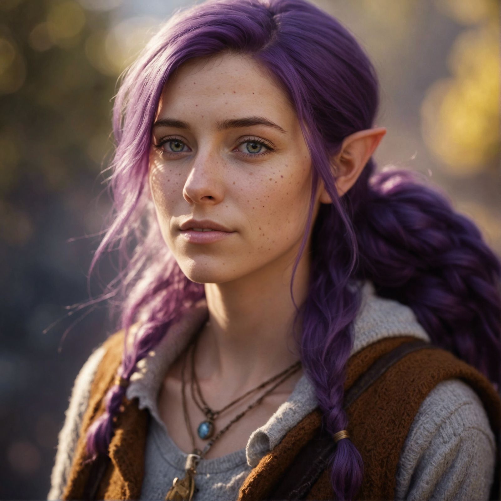 <lora:FBs Best:1.0> HD Photorealistic portrait. Tired, half ...