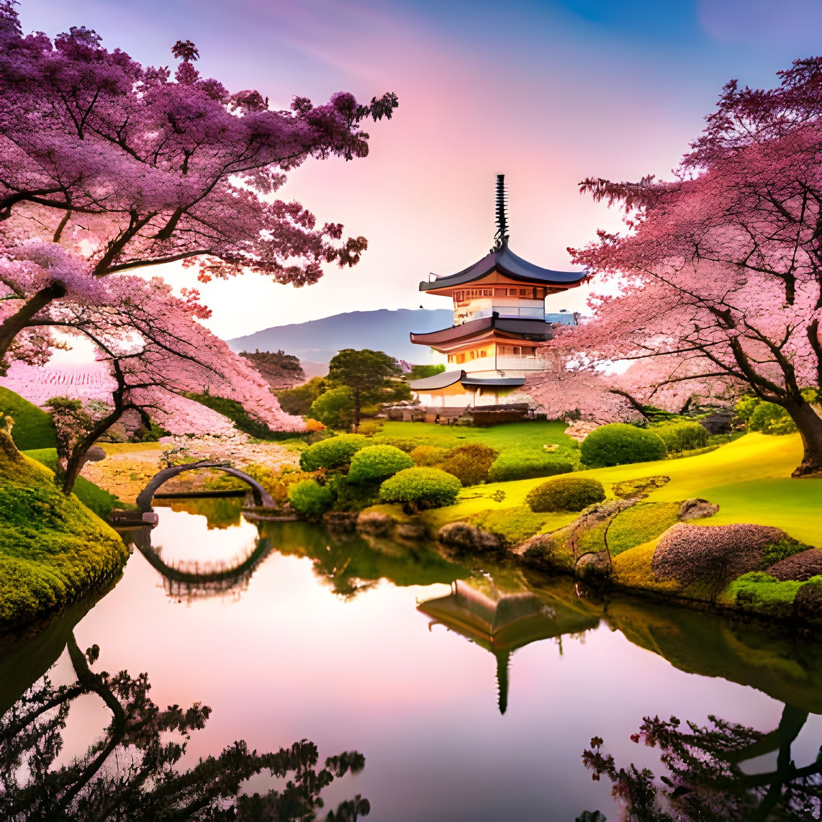 Japanese garden  by @Solotrope 