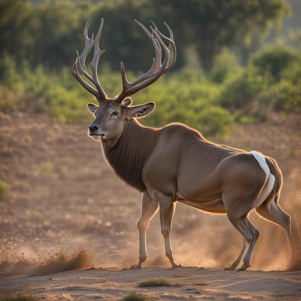 Hyperrealistic Siberian Tiger Roaring at Dragon