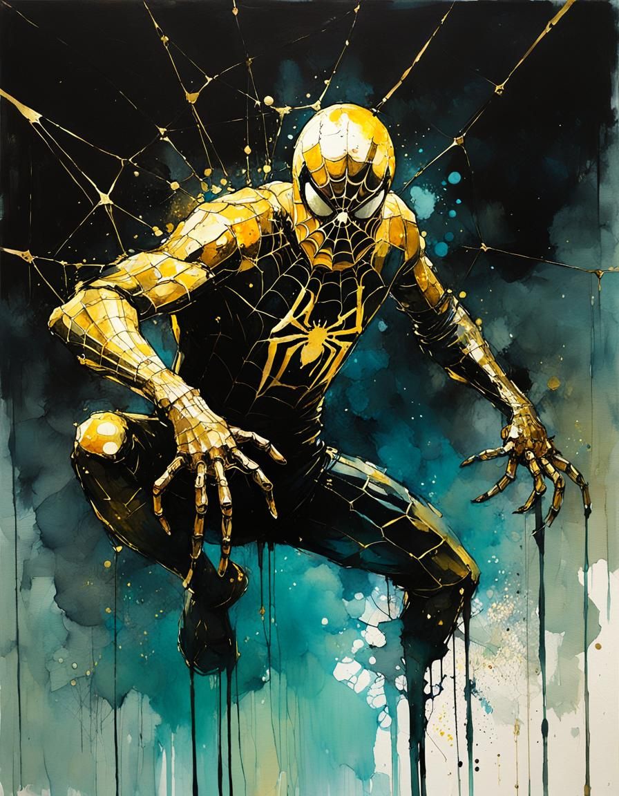 Gold Spiderman