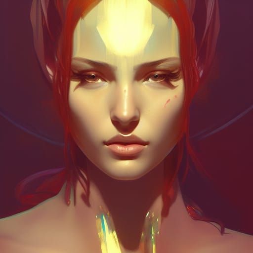 Detailed Portrait with Dynamic Lighting