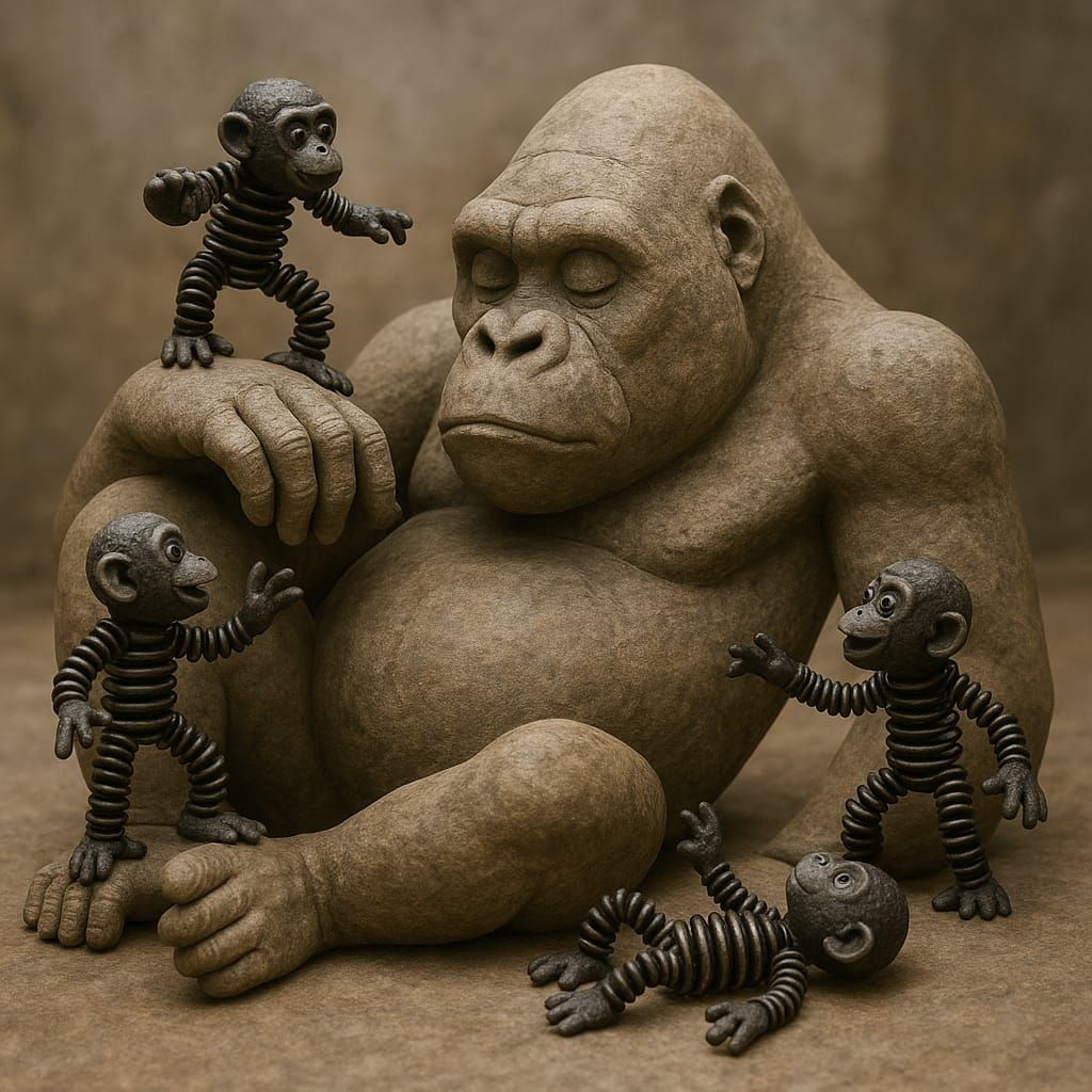 Daddy, come play. Daddy, I'm hungry. Daddy, Chip is beating me...