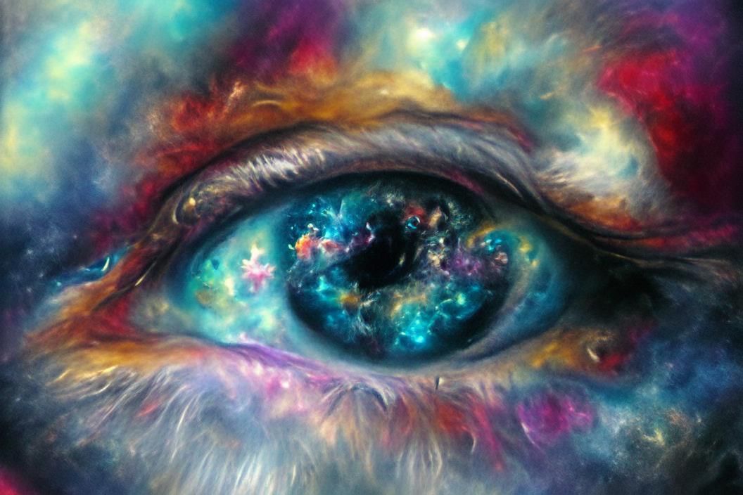 The Eye of the Cosmos - AI Generated Artwork - NightCafe Creator