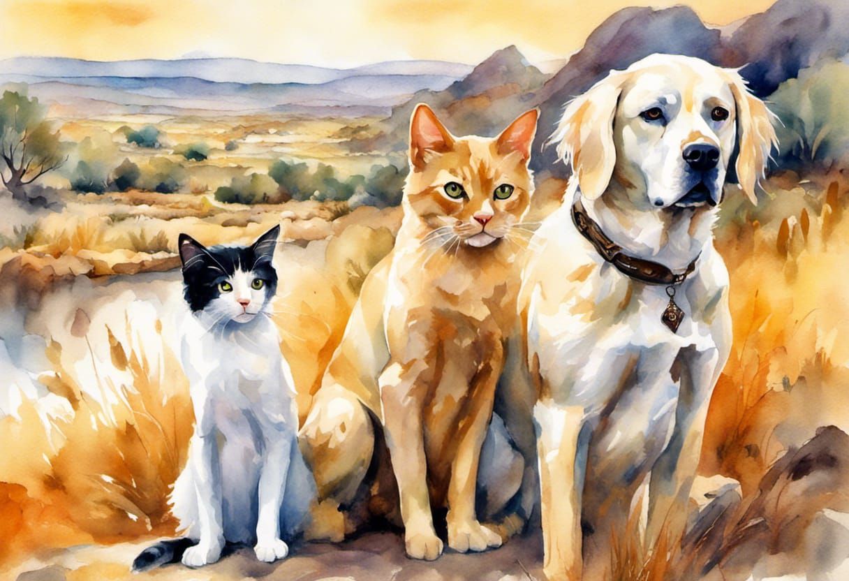 Three friends  by @Daniel38