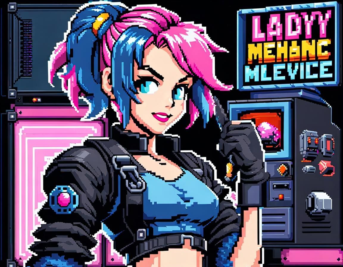 Lady Mechanic M'Levice from "Continual Make-Believe"   by @Thoragh