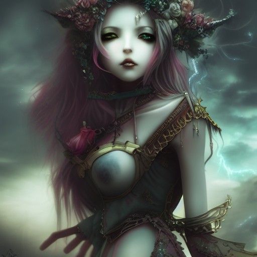 Anime Dream Girl Halloween Dark2