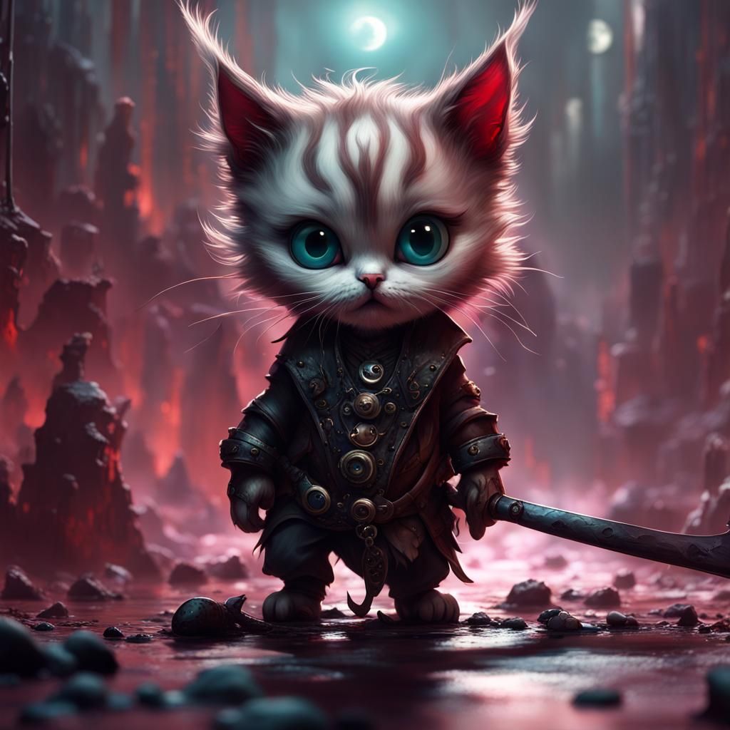 Naughty Kitten