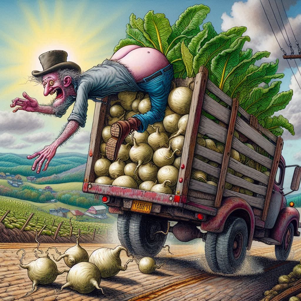 The Day Grandpa Broke His Back Falling Off The Turnip Truck