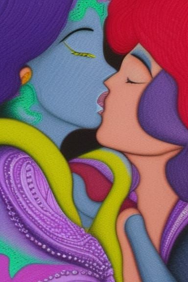 Lesbian pop art